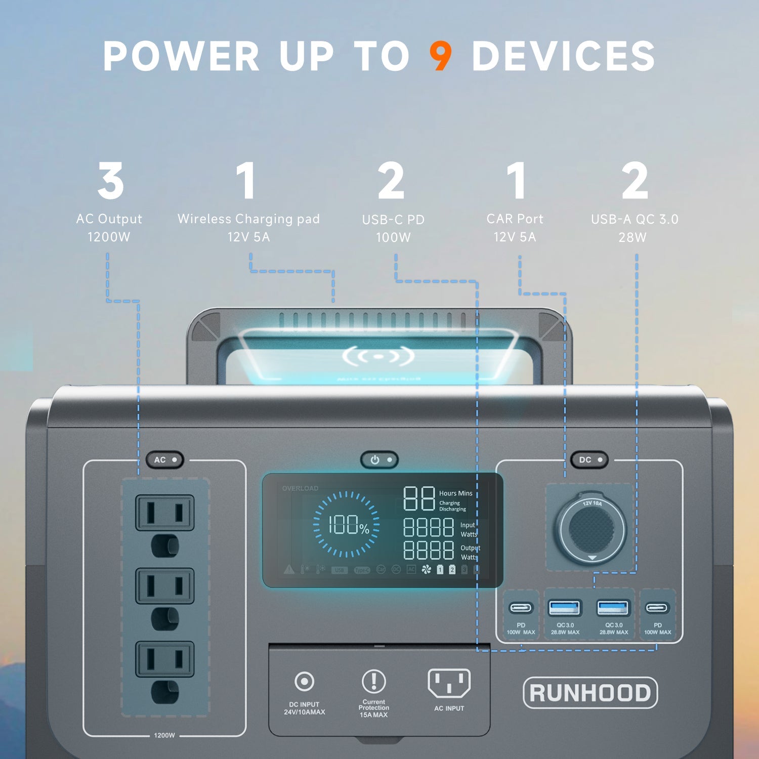 RUNHOOD 1200W Host Engine 1200(no battery) | HE1200
