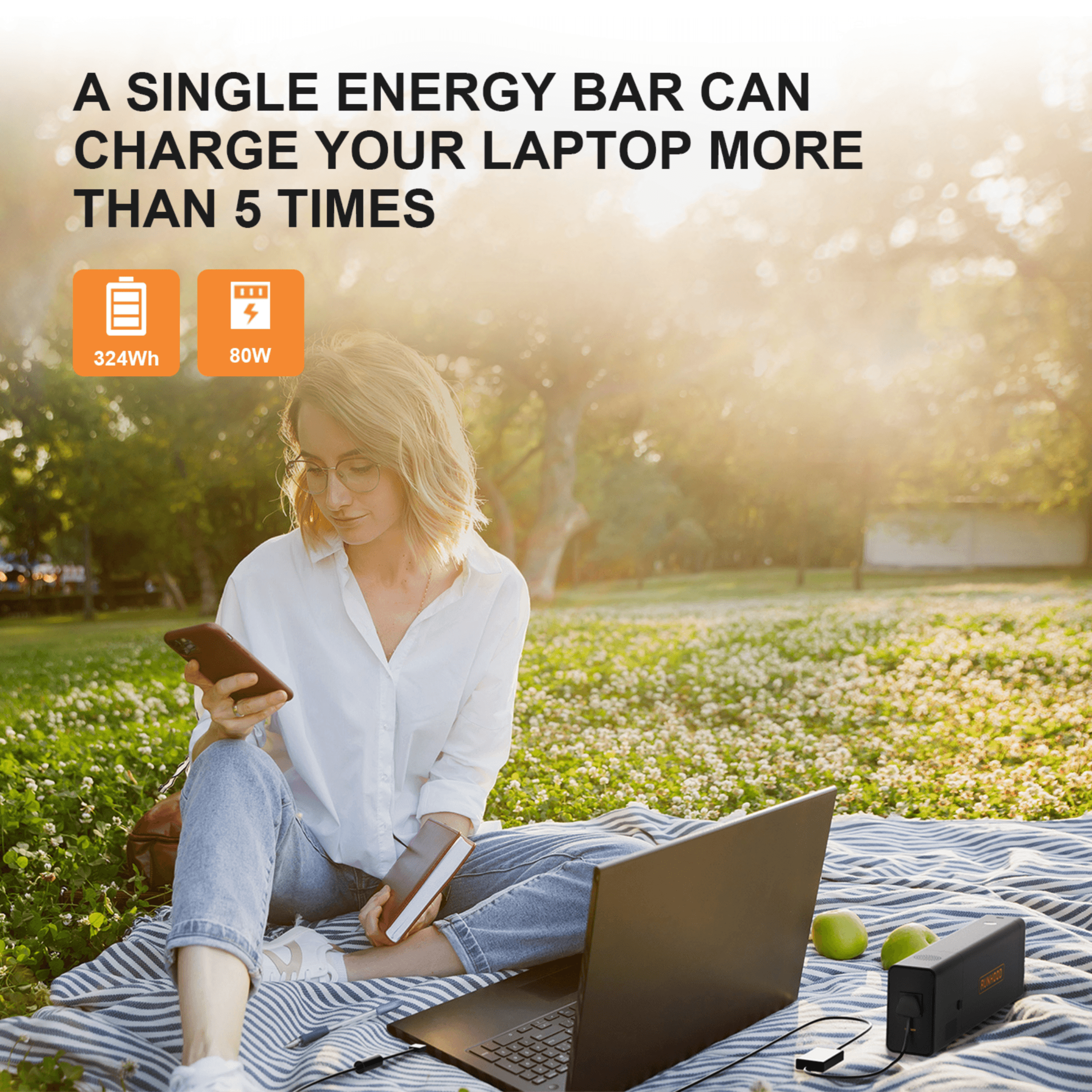 RALLYE NANO(324Wh/AC 80W&DC 256W) - Runhood Power Inc.