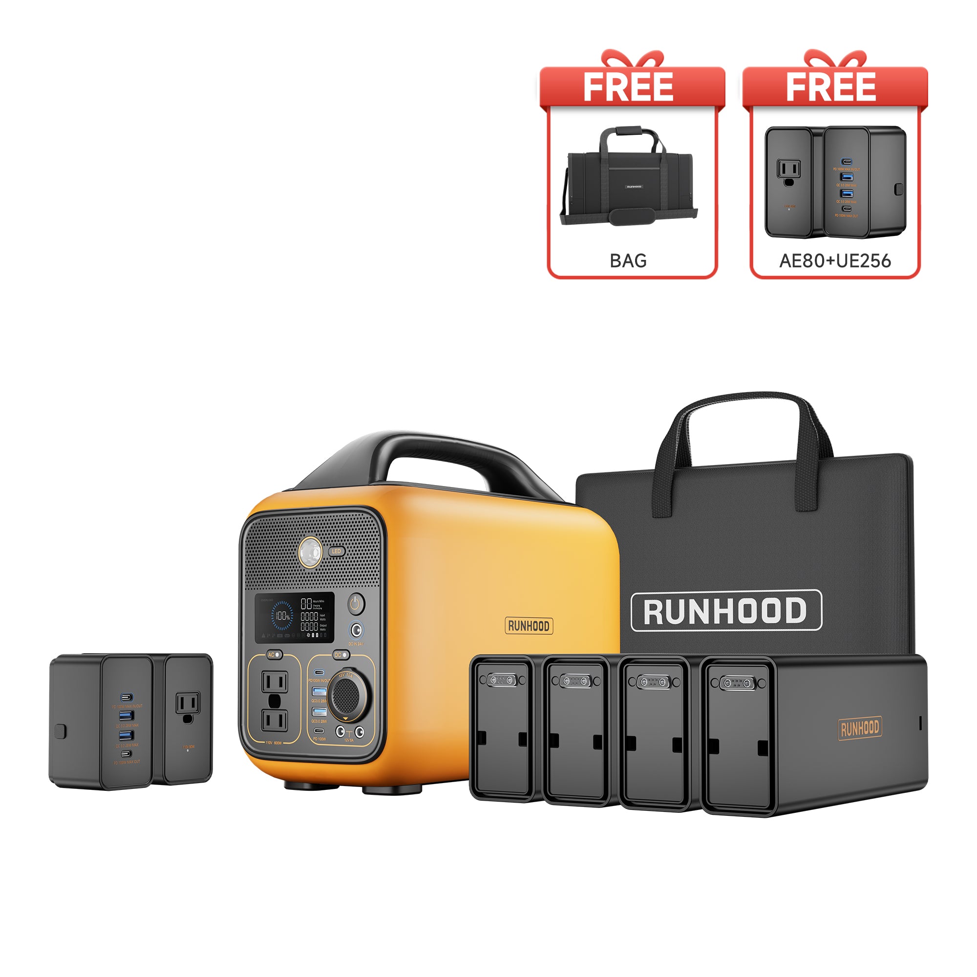 RALLYE 600 PRO| 1296Wh, 600W| 100W Solarpanel