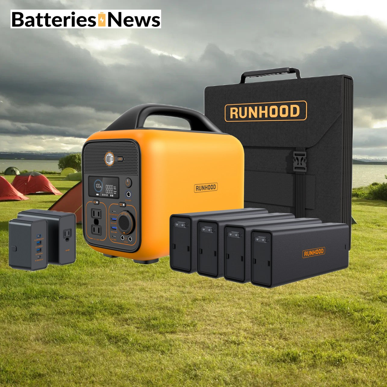 Runhood Launches First Modular Power Station with Swappable Batteries