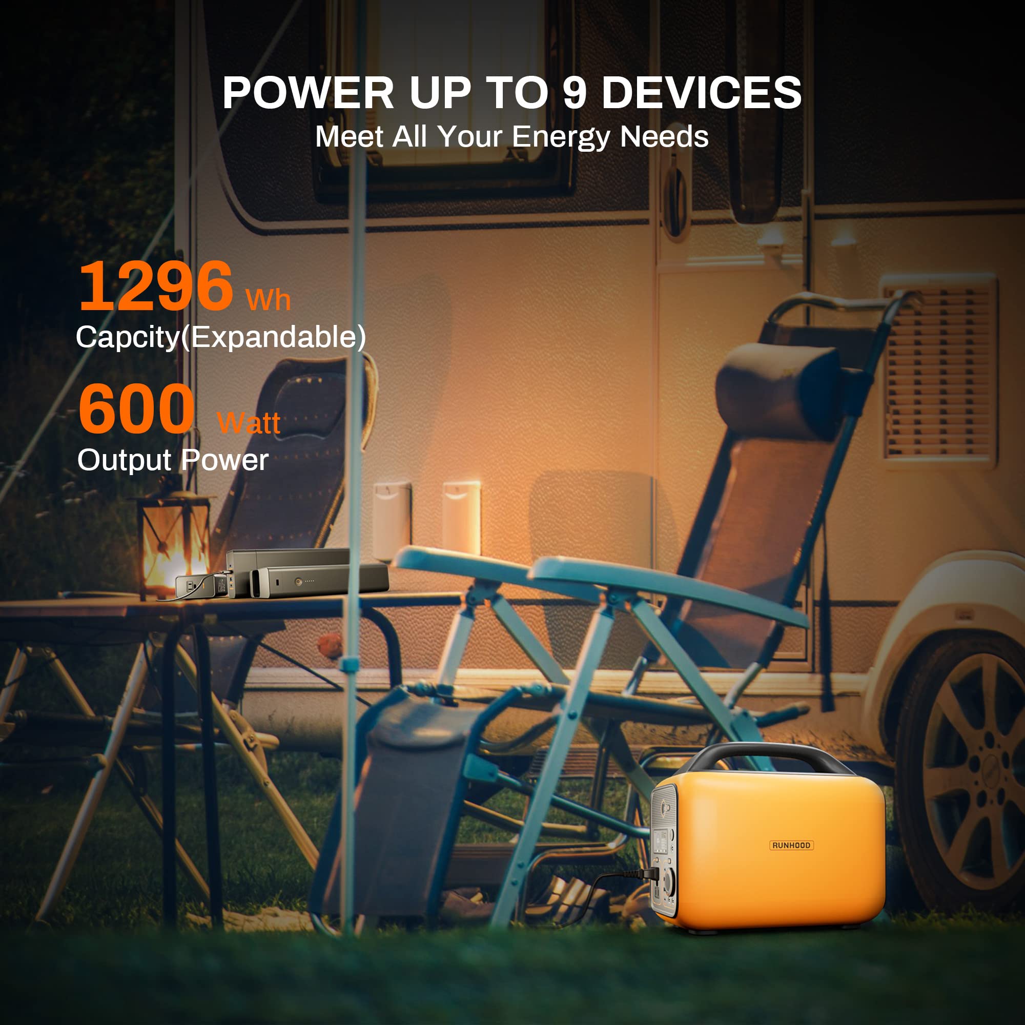 RALLYE 600 PLUS| 1296Wh/600W | Portable Solar Generator